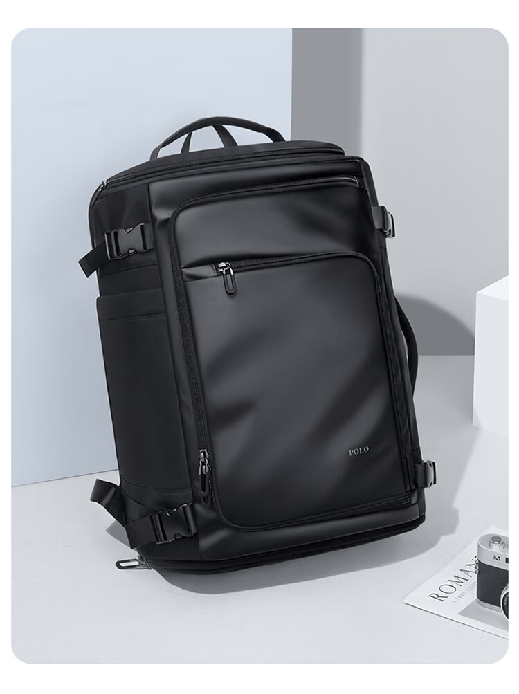 POLO Travel Bag, Men's Luggage Backpack with Separate Shoe Compartment, 17.3-Inch Laptop Bag, Expandable Capacity, Water-Resistant Backpack 5