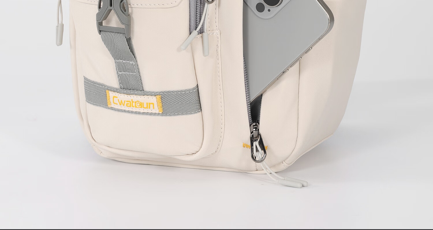 CWATCUN Kaden Single Shoulder Crossbody Handheld Camera Bag One Body One Lens Waterproof Backpack Daily Commuting for Fuji Sony Nikon Canon 13