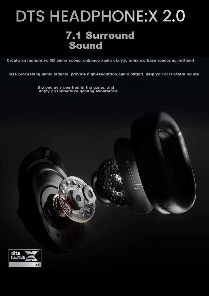 G PROX2 Wireless Bluetooth Tri-Mode Gaming Headset, E-Sports Headphones with 7.1 Surround Sound, Computer Over-Ear Headphones for Sound Positioning, GPX2 Second Generation, White, JDG Bundle 3
