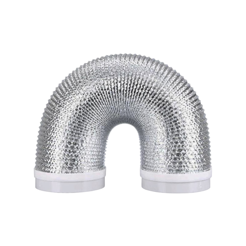 Lelandi Range Hood Exhaust Pipe Ventilation Duct Aluminum Foil Smoke Duct Exhaust Pipe Telescopic Pipe Six-Layer Reinforced Aluminum Foil Tube 170mm*2m L8377