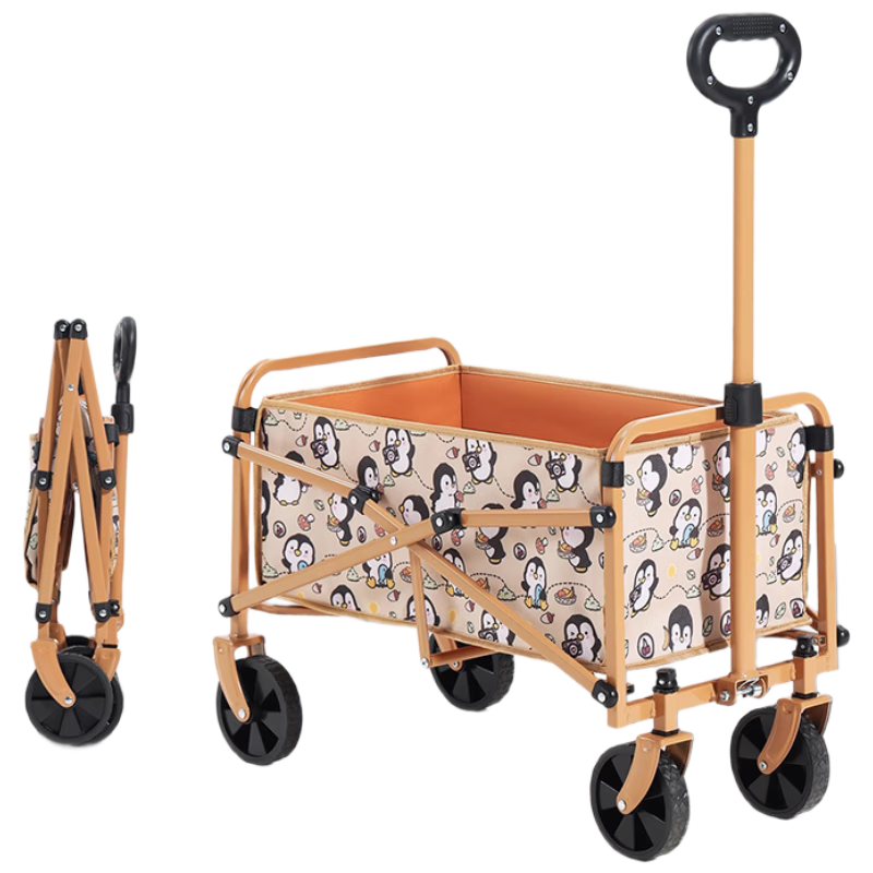 CAMEL Outdoor Folding Handcart Camping Cart Children's Reclining Picnic Wagon