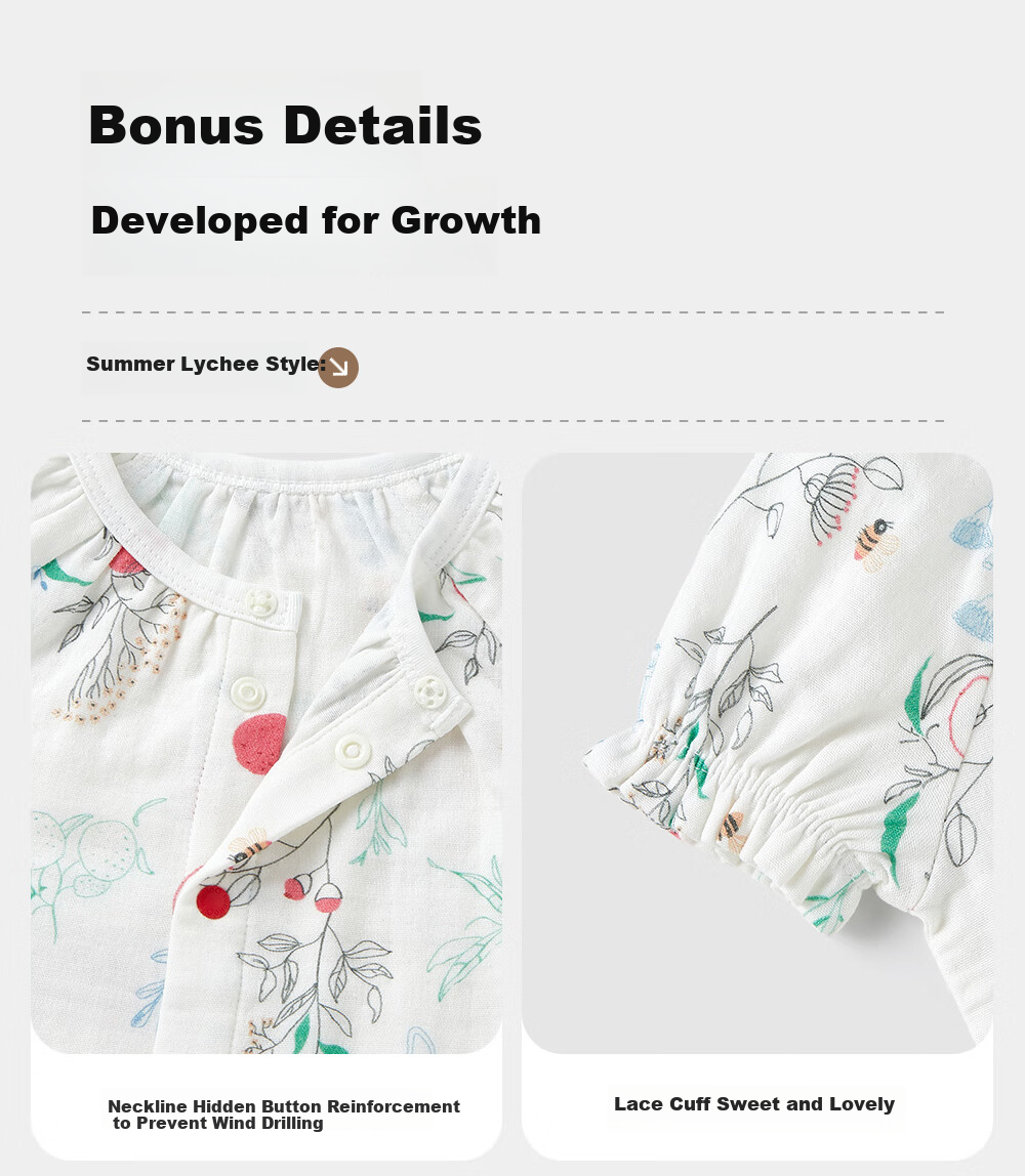 YEEHOO Children's Home Wear Set, Gauze Thin Summer Pajamas for Boys And Girls, Air Conditioning Clothing, New Style 12