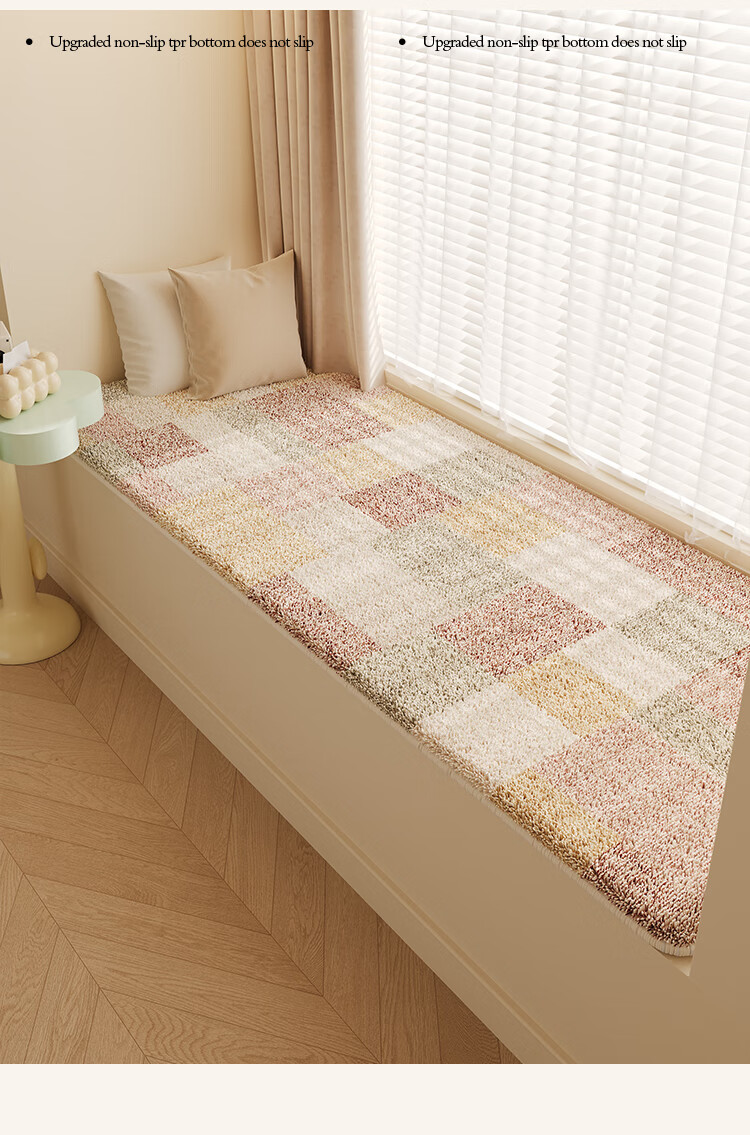 Shengwaluding High-End Window Seat Cushion for Master Bedroom Bay Window, All-Season Tatami Mat for Bedroom Balcony, Thickened Upgraded Versio 9
