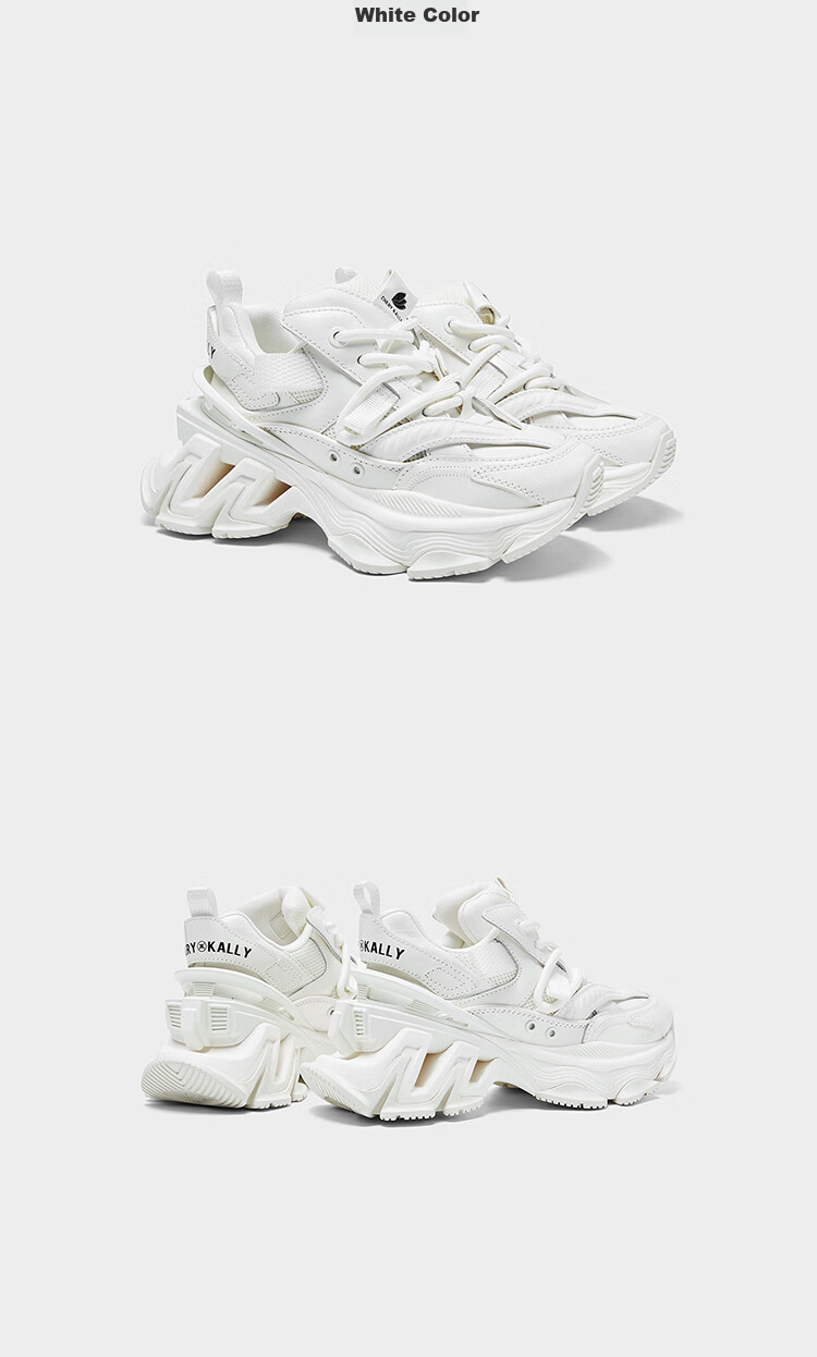 CHERY KALLY [Li Muchen Style] Dad Shoes for Women, Sports Casual Shoes, New Style for Autumn 2026, Thick-Soled Height-Increasing Shoes 4123 2