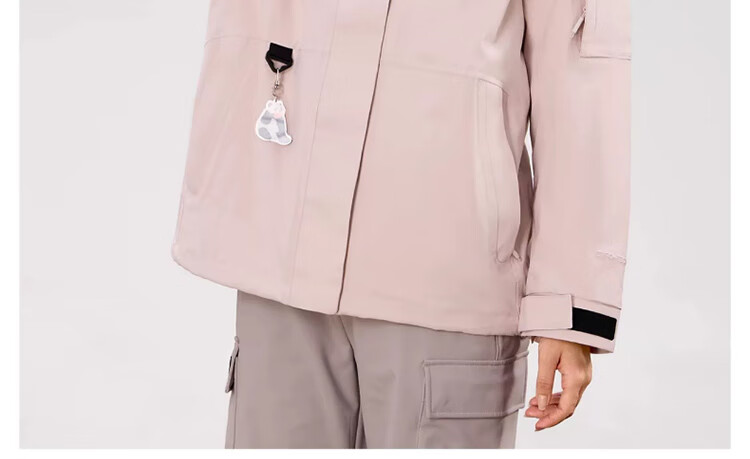 CAMEL Outdoor Waterproof, Windproof And Breathable Jacket for Men And Women, Three-In Fleece-Lined Warm Mountaineering Coat 34
