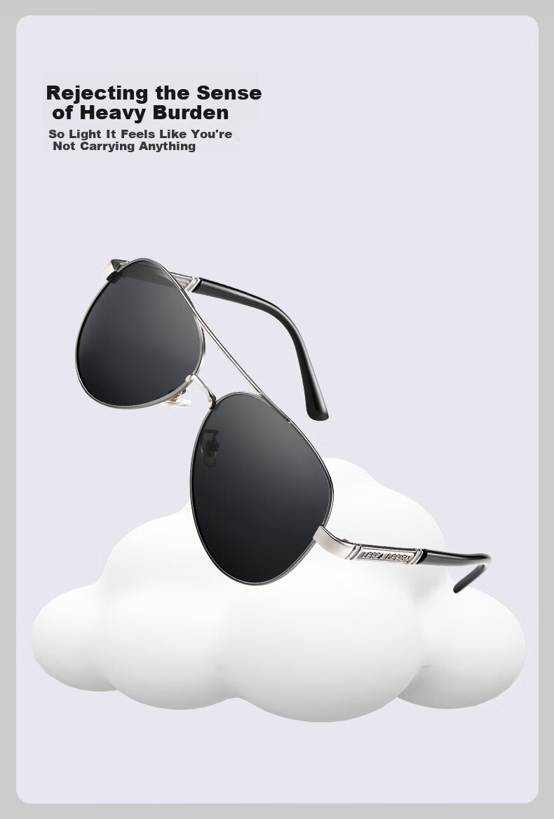 FENCHI Flying Sunglasses for Men, Driving-Specific Glasses, 2025 New Model, Anti-Glare, UV Protection, Polarized Driving Sunglasses 5