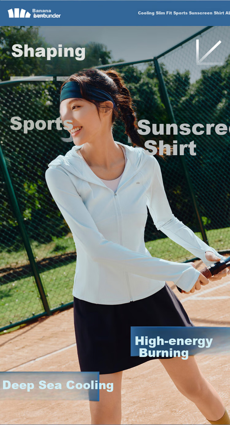 Beneunder Sports Sun Protection Clothing for Women AL900, Hot Girl UV-Resistant Slimming Outdoor Wear, Cold Tea Gray, Size L 3