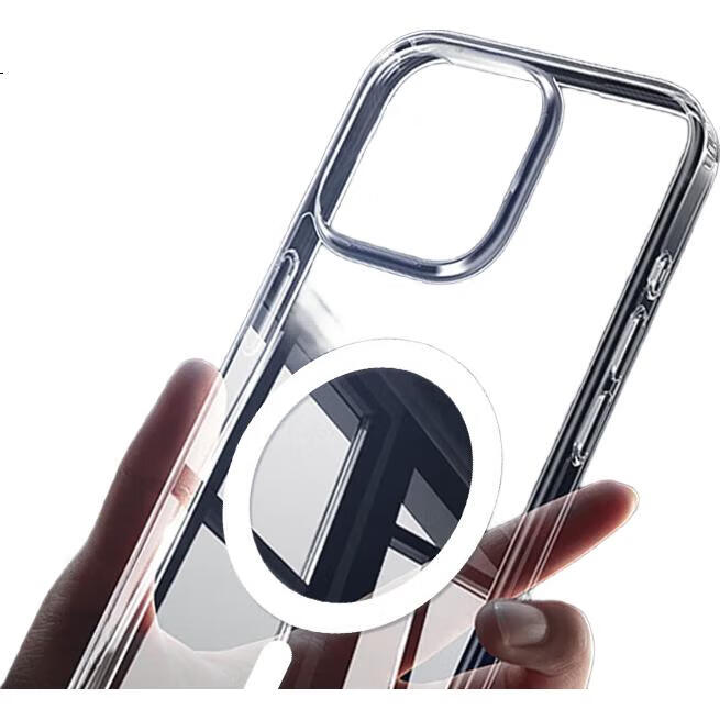 Прозрачный чехол KOOLIFE для iPhone 14, защитный противоударный чехол с MagSafe, ультратонкий