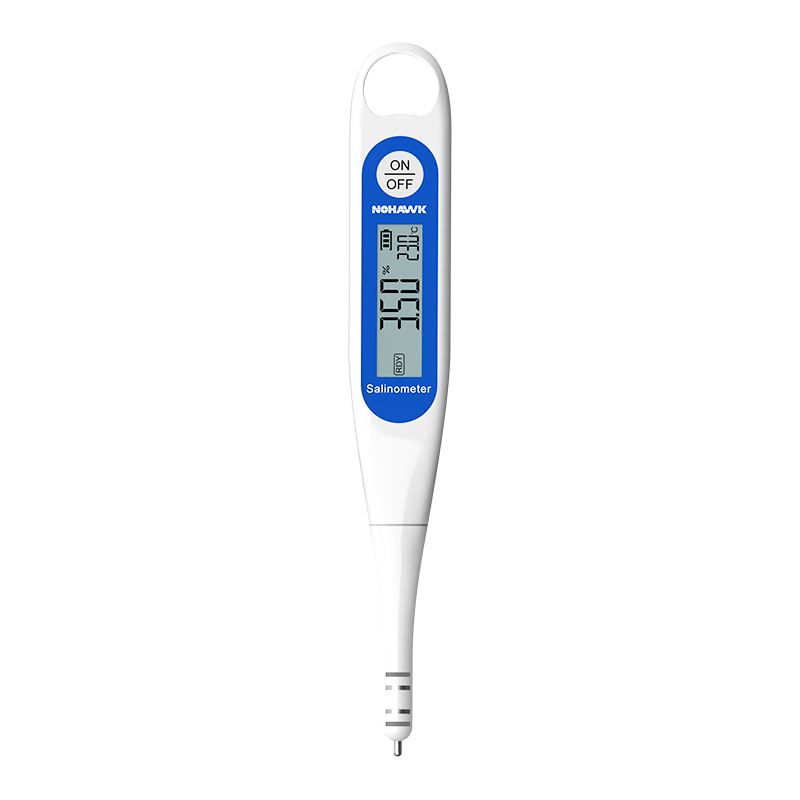 Nohawk Commercial Electronic Salinity Meter for Broth and Brine High-Precision Salt Content Tester