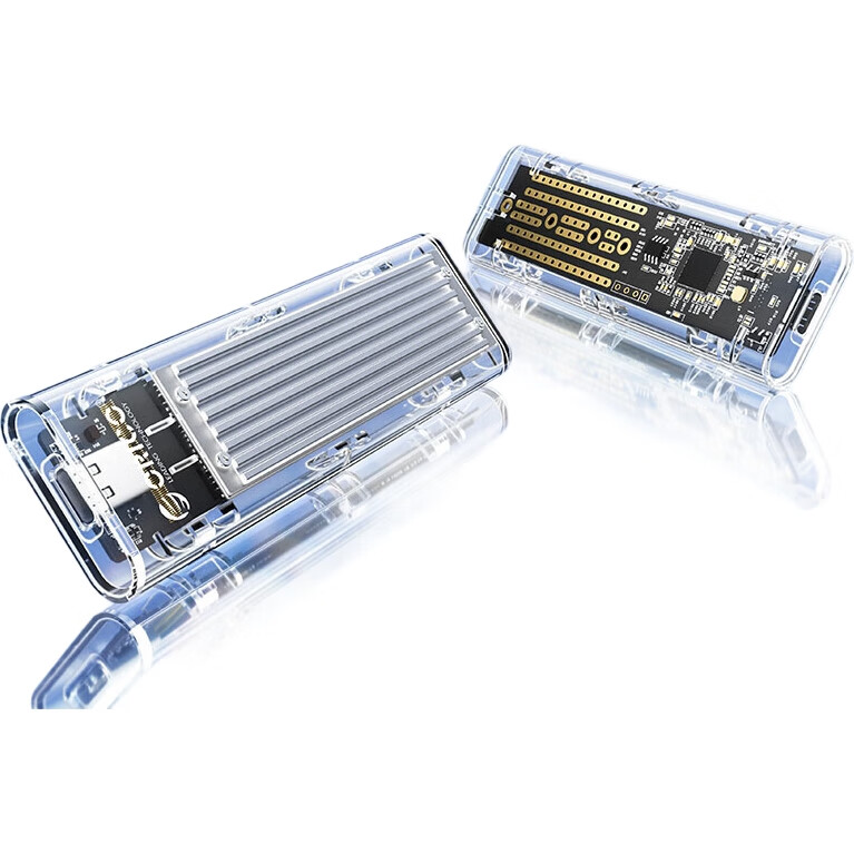Внешний корпус ORICO TCM2-C3-SV-BP для M.2 NVMe SSD, 10 Гбит/с, USB Type-C, алюминиевый сплав, серебристый