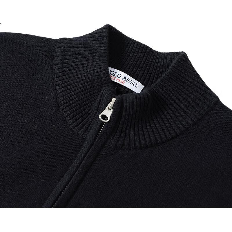 Мужской вязаный свитер U.S. POLO ASSN. из 100% хлопка, кардиган на пуговицах, осенняя куртка свободного кроя