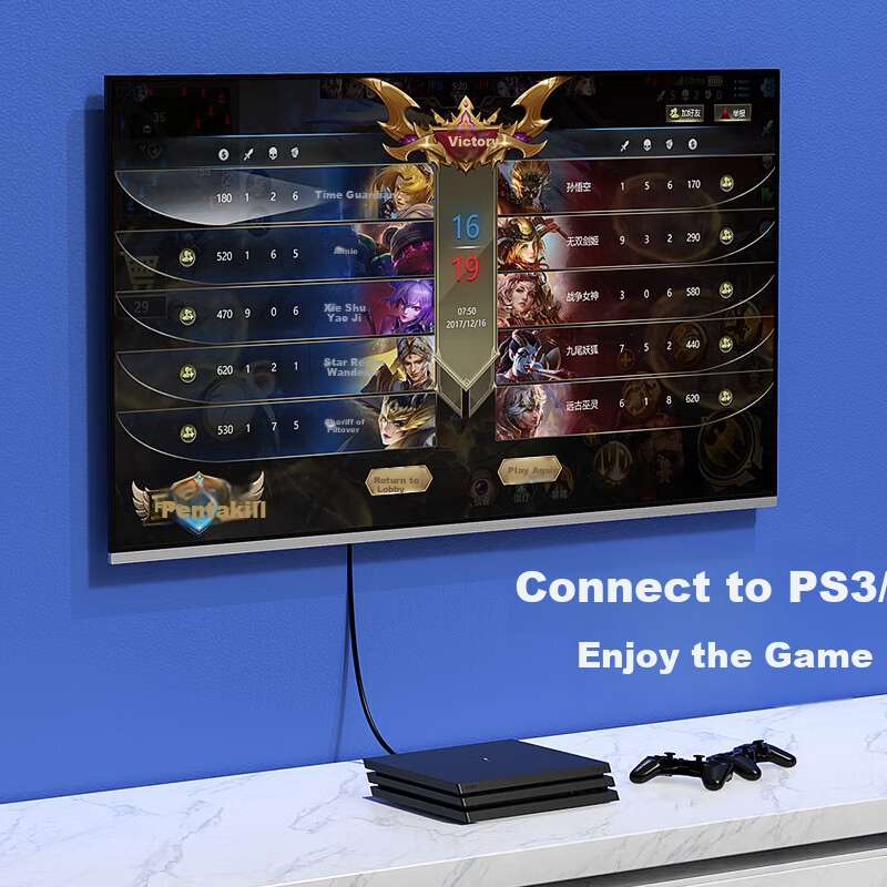 Кабель BIAZE HDMI версии 2.0, 4K, 1080P60Hz, для настольных ПК, ноутбуков, телевизоров, мониторов, тонкий гибкий кабель, 10 метров