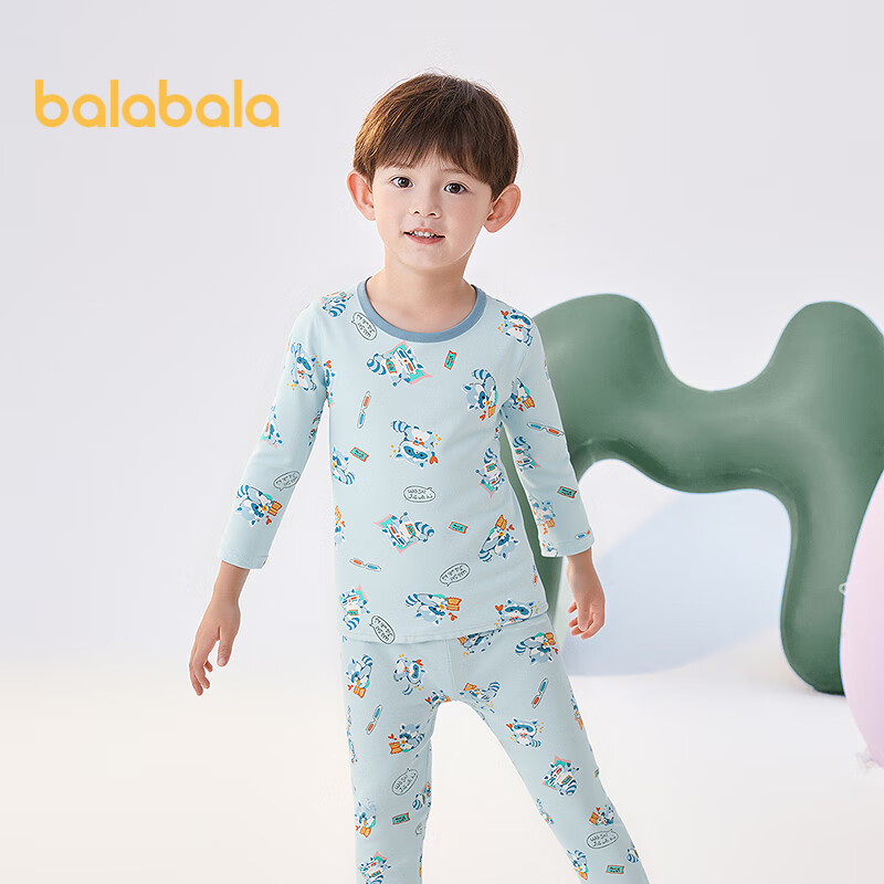 BALABALA Baby Autumn Underwear Set Boys Girls Sleepwear Toddler Printed Cute 209325169203