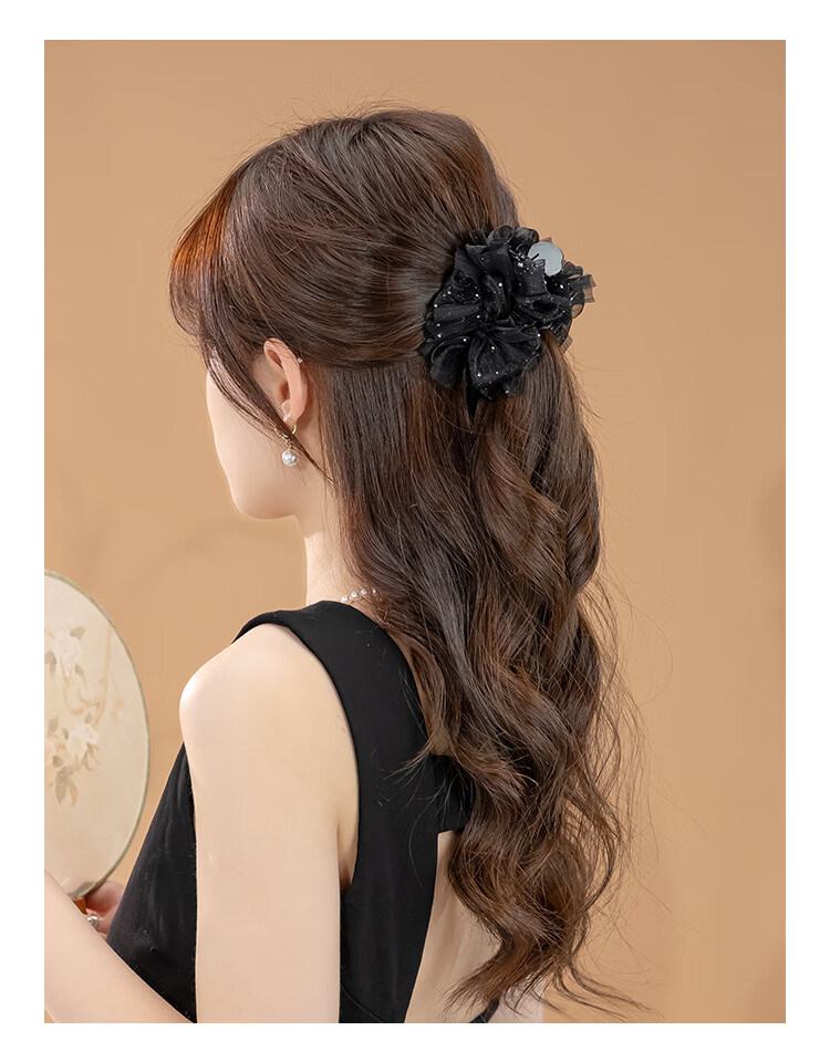 CHIMERA Wheat Ear Bun Hair Claw Elegant Back Ponytail Hair Clip Hairpin Hair Accessory for Women Birthday Gift 4