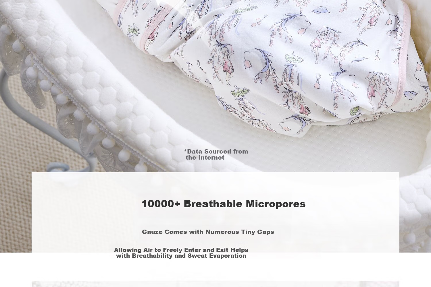DOMIAMIA Baby Swaddle, Newborn Wrap Blanket, Infant Swaddling Cloth, Anti-Startle Spring And Autumn Gauze Swaddle, Newborn Mummy Wrap 15