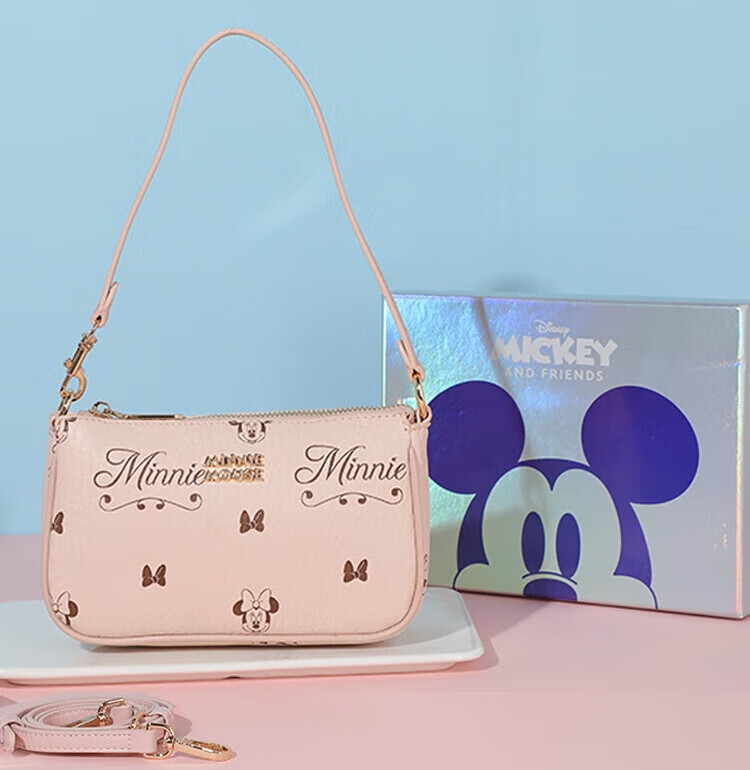 Disney Handbag, Women's Shoulder Crossbody Bag, Minnie Mouse Design, Underarm Bag, Birthday Gift Box Set for Wome 14