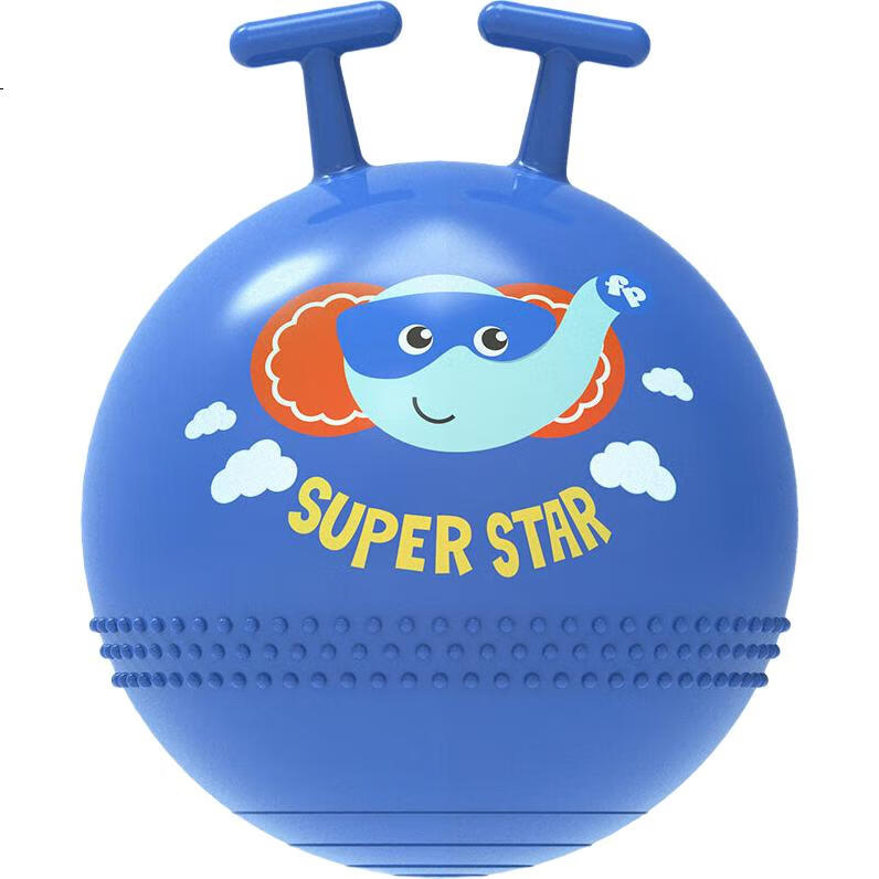 Мяч для прыжков Fisher-Price, синий, 45 см, для сенсорного развития и активных игр