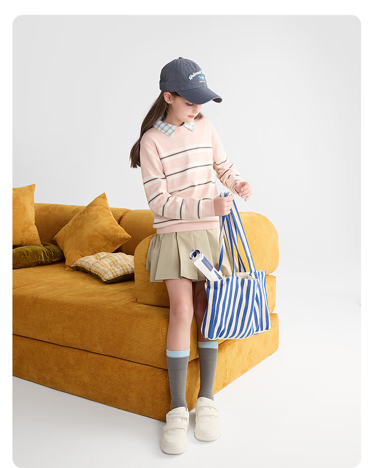 BALABALA Balaone Kids Sweater Boys 2025 Spring Autumn Knitwear Girls Parent-Child Pullover 208325103201 8