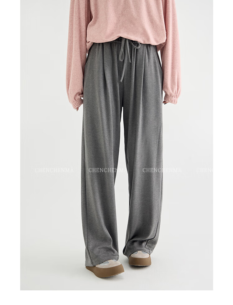 Chenchenma [Super Comfortable] Girls' Spring And Autumn Casual Straight-Leg Pants, Parent-Child Outfit, Children's Loose Floor-Length Trousers 22
