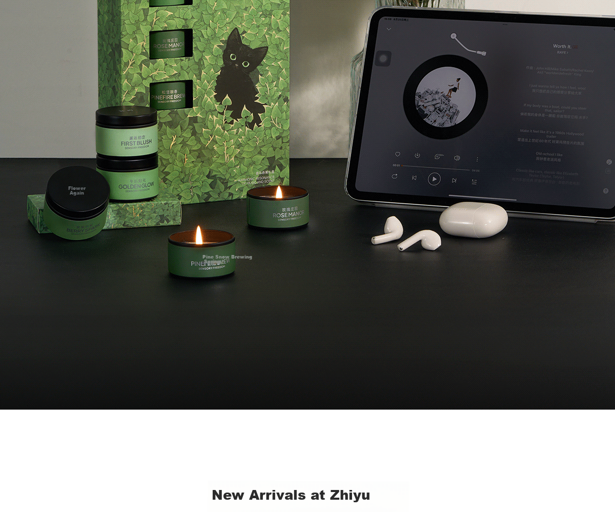 EDIFIER Sensory Forest Music Aromatherapy Gift Box Zero Air True Wireless Bluetooth Earphones Semi In-Ear Style Compatible with Apple, Huawei, Xiaomi Wilderness Blue Graduation Gift 2