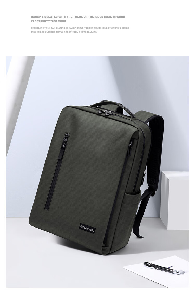 GOLF Backpack for Men, Travel Backpack 15.6/16 Inch Laptop Bag, Student Schoolbag with Multiple Compartments, Water-Resistant Business Travel Bag 27