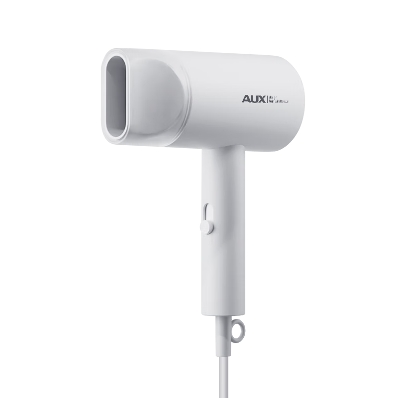 AUX Hair Dryer, 1200W, for Dormitory And Home Use, Low Power Consumption, No Tripping, Quiet Operation, Hair Protection, Fast Drying, Hot And Cold Air, Compact Portable Electric Hair Dryer for College Students' Dorm Rooms
