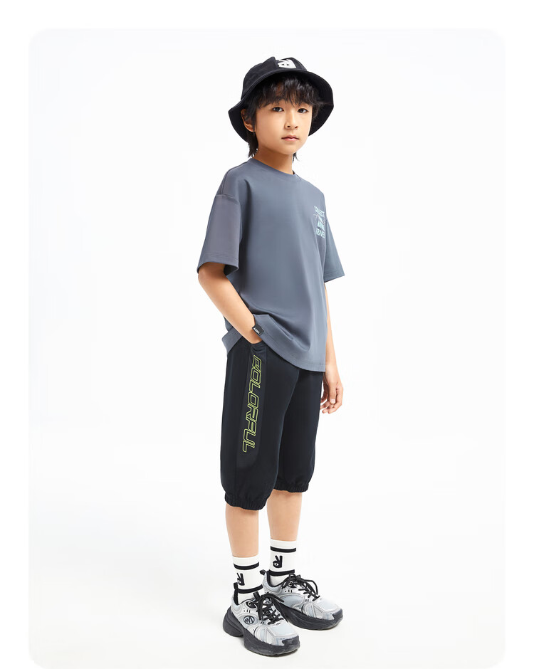 Annil [100% Cotton T-Shirt] Annil Children's Clothing, Boys And Girls Short-Sleeve T-Shirt, Summer Pure Cotton, Wrinkle-Resistant, Elastic Top 9