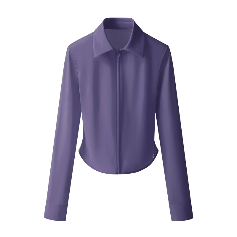 KAZUKOIN Slim Sun Protection Shirt for Women, Spring And Summer UV Protection Outdoor Sports Ice Silk Sun Protection Clothing