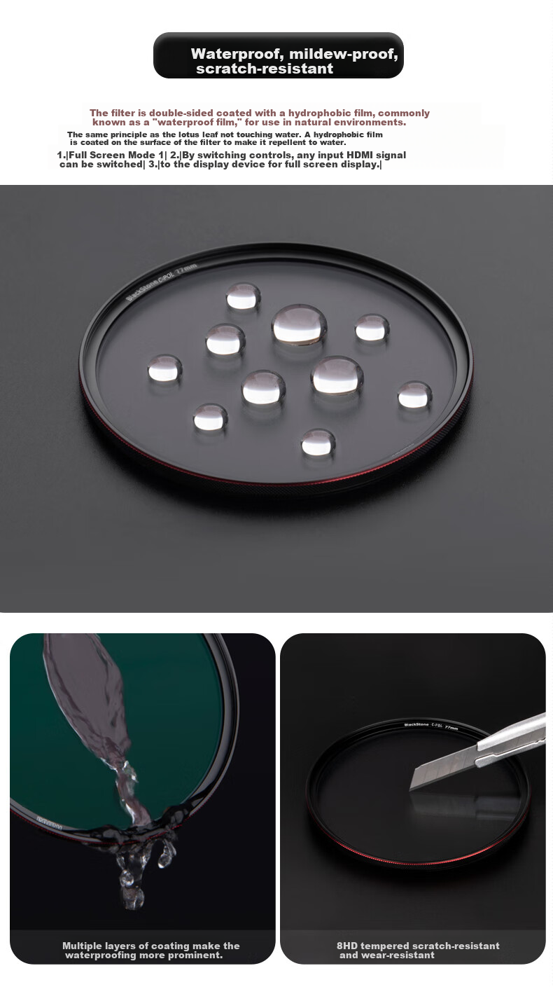 Haida CPL Polarizing Filter, 67mm Filter, Nano Multi-Layer Coating, Anti-Reflective, Suitable for Canon, Nikon, Sony, Fuji And Other Camera Lenses 4