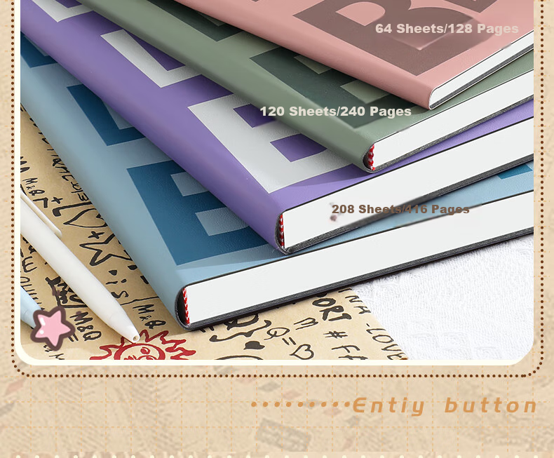 Faramon 4-Pack B5/41 American Vintage Leather Notebook, High-Quality Retro Thick Journal, Study Notebook for College Students, Simple Diary for Middle And High School Students, Stationery Notebook 12