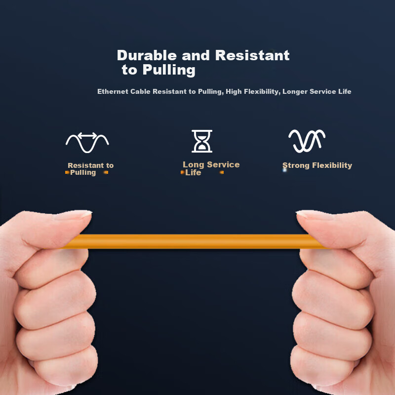 H3C Category 6 Gigabit Ethernet Cable, 0.55 Pure Copper Core [Low Smoke Zero Halogen Flame Retardant], CAT6 Unshielded Anti-Interference Twisted Pair Cable, Home Security Network POE Box Cable, 305 Meters