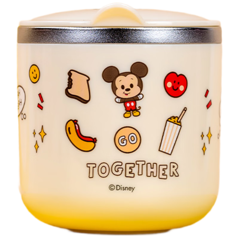 Disney Children's Stainless Steel Milk Training Cup Student School Water Bottle Toddler Drinking Trainer Cup