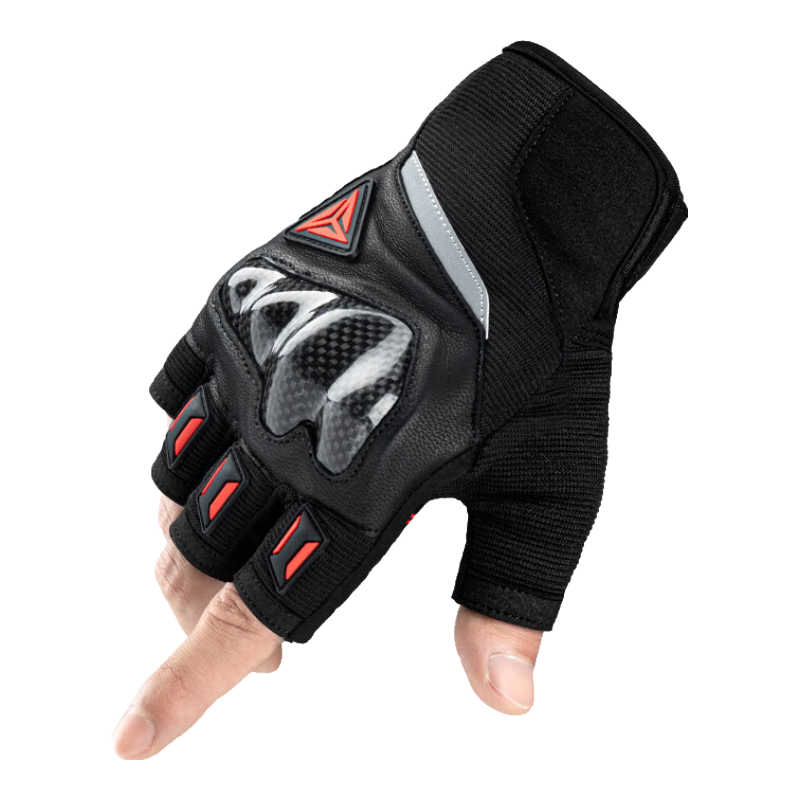 MOTOWOLF Motorcycle Riding Gloves Summer Breathable Carbon Fiber Protective Shell Unisex Anti-Fall Four Seasons Biker Gear