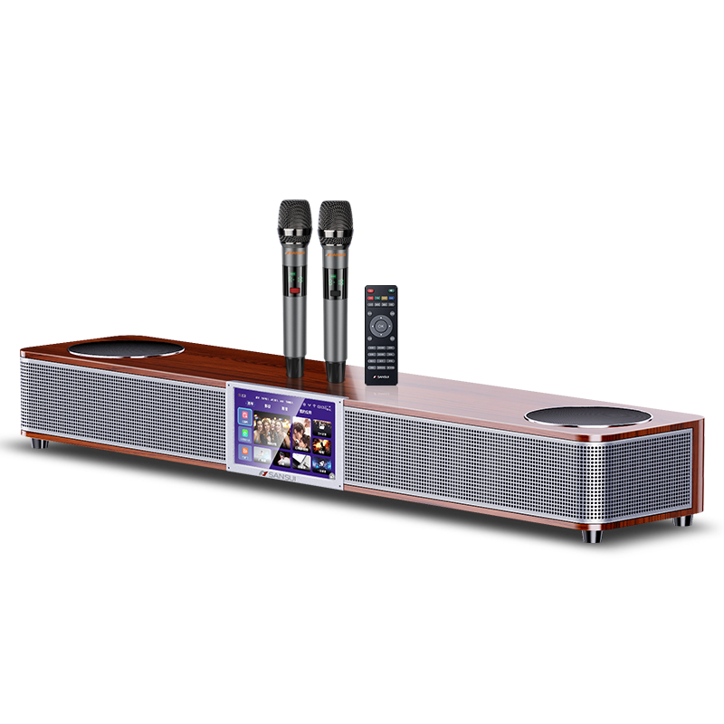 SANSUI DV-93P TV Sound Karaoke All-in-One System Soundbar Surround Home Theater KTV Set with Song Selection Karaoke Video Speaker Smart Bluetooth Living Room