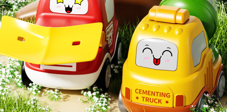 Miaobeile Children's Press Car Toy 1-3-6 Years Inertia Pull-Back Car Baby Infant Boys Birthday Gift 18