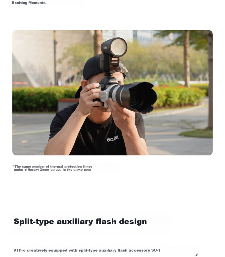Godox V1Pro Hot Shoe Flash, High-Speed Sync, TTL Auto Metering, Lithium Battery, Hot Shoe Mount, Pocket Light, Portable for Outdoor Shooting And Wedding Photography [Official Standard Configuration] Sony Versio 3