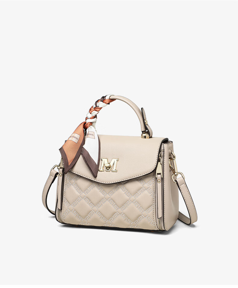 Aiqinghai Leather Handbag, Women's Crossbody Bag, Large Capacity Tote Bag, Light Luxury Brand, Practical Birthday And Mother's Day Gift for Mom 5
