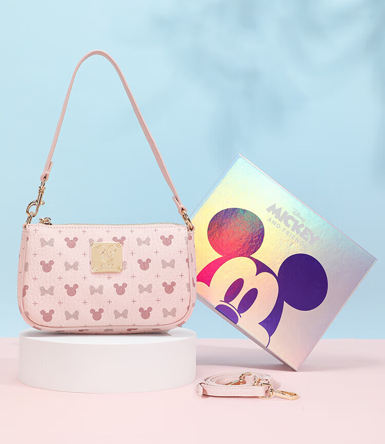 Disney Handbag, Women's Shoulder Crossbody Bag, Minnie Mouse Design, Underarm Bag, Birthday Gift Box Set for Wome 28