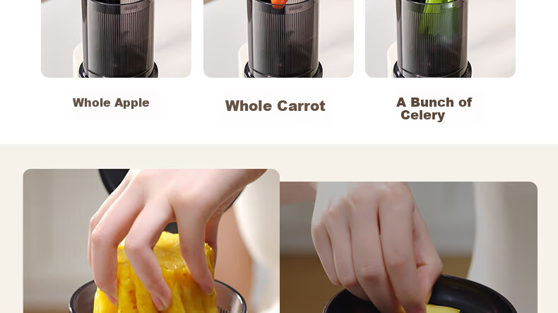 Joyoung ZMD Peace of Mind Series, Juicer, Large Diameter Multifunctional Juicer, No-Pulp Separation, Fully Automatic Juice And Vegetable Extractor LZ5 7