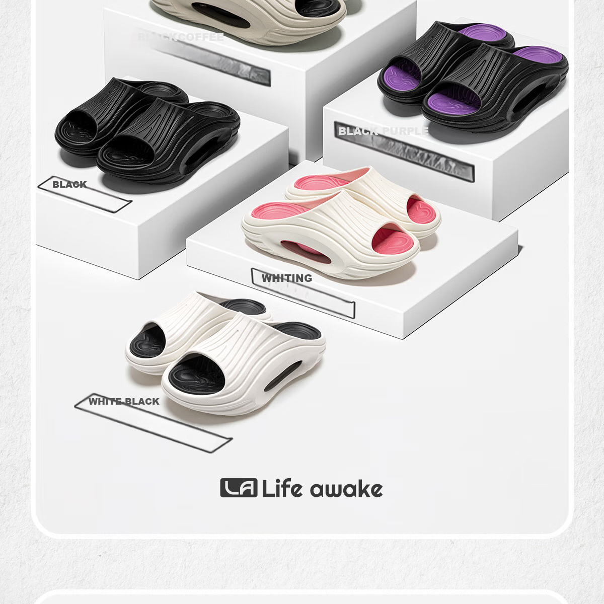 TZLDN Men's Sports Slippers 2025 Summer New Non-Slip Beach EVA Thick Sole Cushioned Outdoor Sandals for Men 17