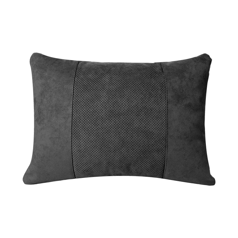 BIMLL Alcantara Car Headrest Neck Pillow Lumbar Support Cushion for Mercedes-Benz S-Class Maybach Universal