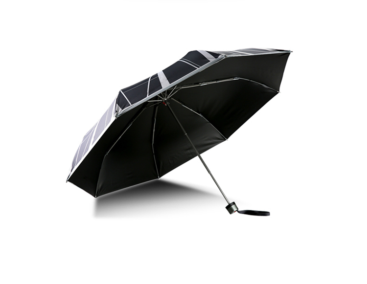 German Knirps Sun Umbrella, Super Strong UV Protection, Rain And Shine Umbrella, Black Gel Sunshade, Windproof, Women's Gift, Teacher's Day Gift, Mid-Autumn Festival Gift for Employees 10