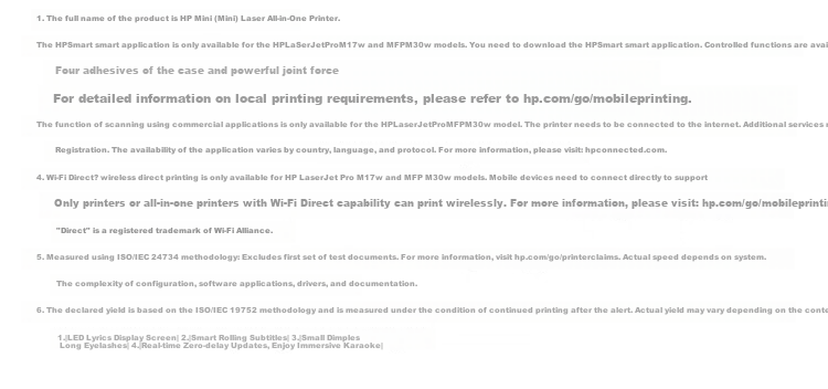 HP Laser 103w Wireless A4 Monochrome Laser Printer Single Function Compact Office Home Student Mobile Printing 12