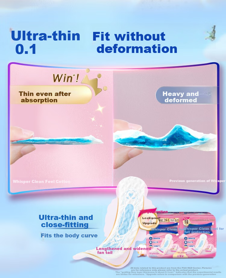 Hushubao [Quick-Drying Cloud-Soft] Sanitary Napkins, Daytime Use Combination, 42 Pieces, Cloud-Feel Cotton Menstrual Pads, Ultra-Thin And Breathable. Sold by JD 7