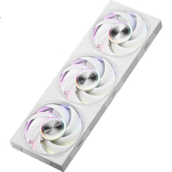 Комплект вентиляторов PCCOOLER F7 X120 ARGB WH 3IN1 White, 120мм, ARGB подсветка, беспроводное подключение, двойной шарикоподшипник