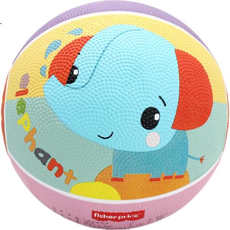 Детский мяч Fisher-Price 17 см, резиновый, для игр, подарок на Новый год