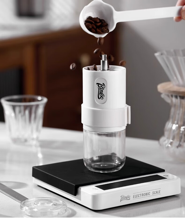 Bincoo Hand-Crank Coffee Grinder, Small Portable Coffee Bean Grinder, Foldable Mini Manual Coffee Grinder 10