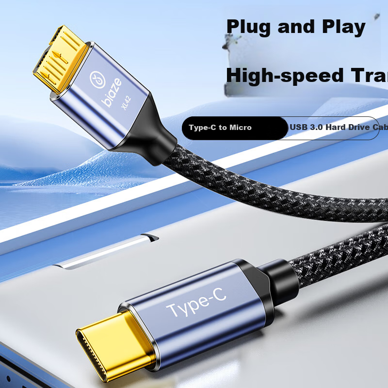 Кабель Type-C на Micro USB 3.0