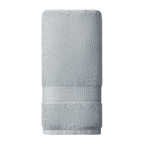 HOYO Men's Towel, Class A Pure Cotton, Household Bath Absorbent Quick-Drying Towel, 33*72cm, Medium Gray Sports