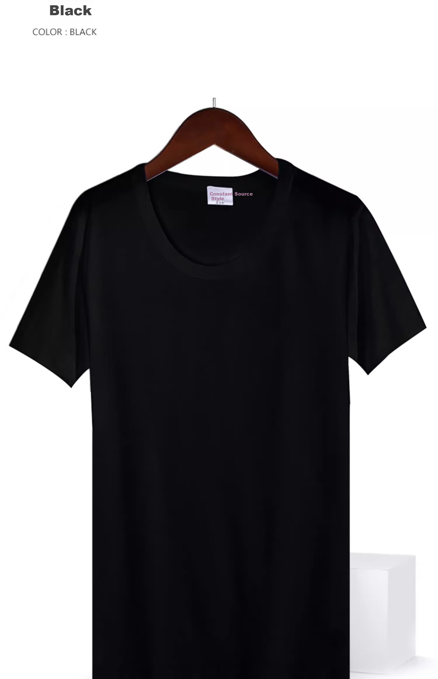 Hengyuanxiang Men's Short-Sleeve Pure Cotton Autumn Round Neck Casual Solid Color Large Size Undershirt Breathable T-Shirt White 13